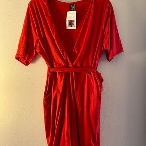 Red Summer Romper